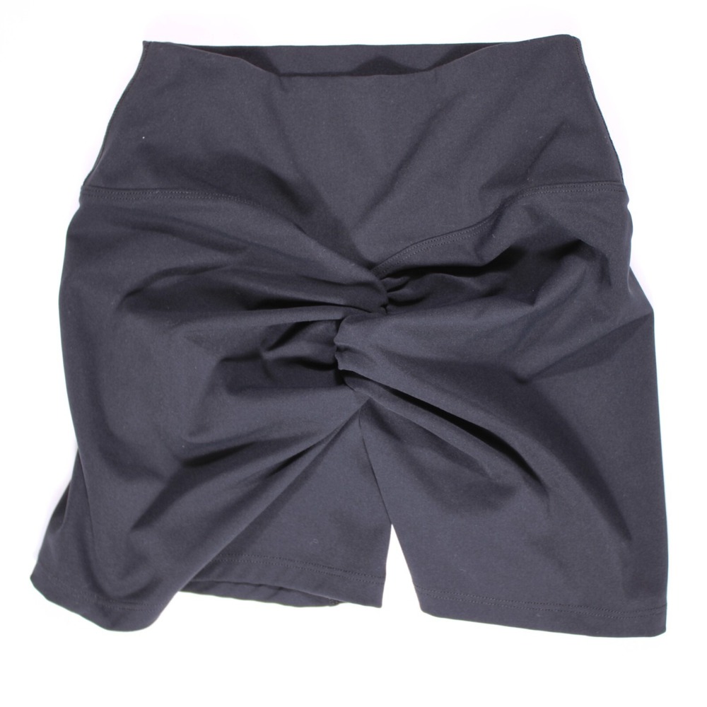 MAGA Shorts Womens Size l Black Stretchy Running Workout Booty Short-‎ (20 x 4) - Picture 3 of 8
